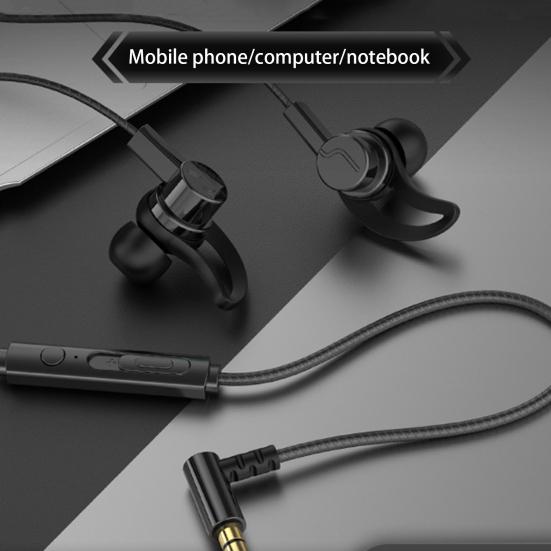 Проводные наушники с микрофоном для игр и театра с шумоподавлением, звук HD-качества, совместимые для звонков без задержек, внутриканальные