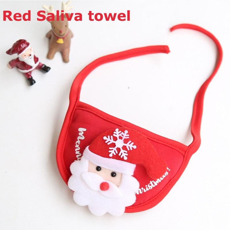 Рождественская одежда для домашних животных, рождественская шапка для собак и кошек, полотенце, нагрудник, плюшевый мишка/французский бульдог, померанский шпиц, одежда на осень и зиму