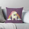 Cartoon Rainbow Horse Print Pillowcase Interior Decoration Office Living Room Home Pillowcase