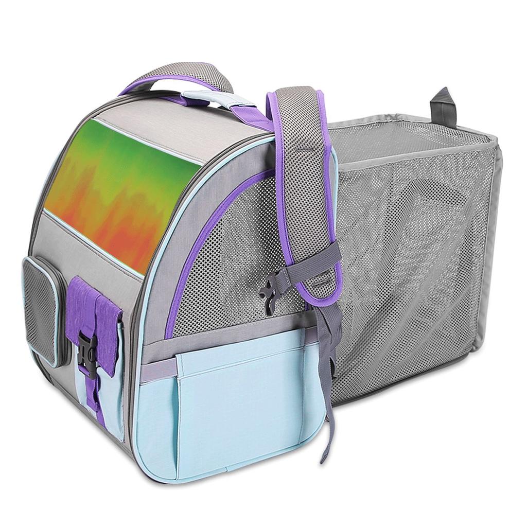 Новинка 2024 года, складной рюкзак для домашних животных, сумка для кошек, уличный рюкзак для собак и кошек, портативная расширяемая сумка для домашних животных