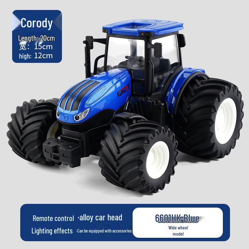 Детская игрушка-трактор-комбайн с дистанционным управлением - Развивающая инерционная модель для детей 3+