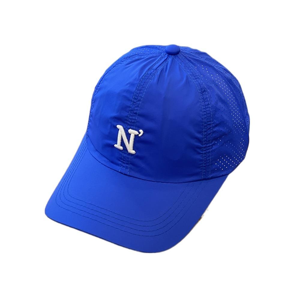 Letter N Embroidery Men Snapback Cap Candy Color Trucker Hat Simple Breathable Mesh Sunhat Outdoor
