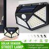 Multifunctional LED Solar Light With Motion Sensor Outdoor Garden Courtyard Waterproof Decoration 140° Lighting Wall Lamp