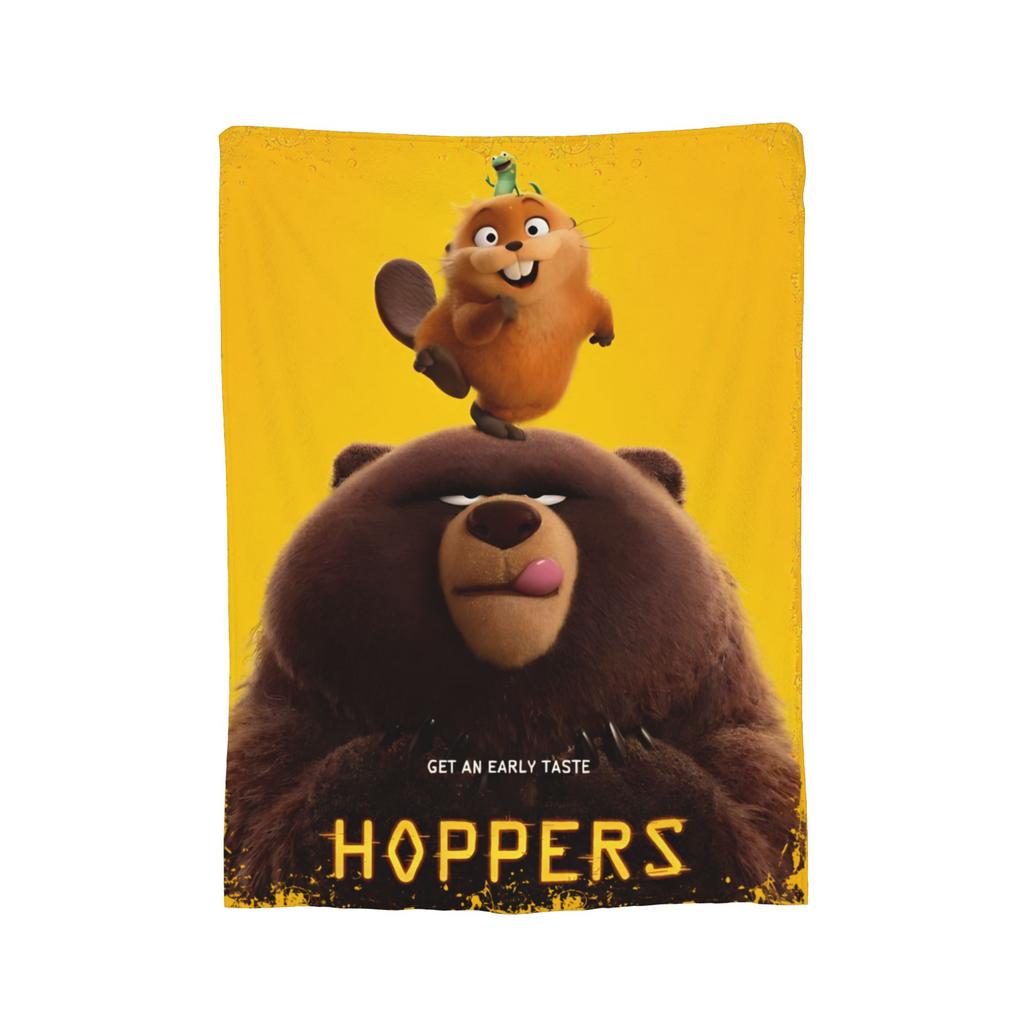 Cartoon Movie Hoppers blanket Cover Flannel Soft Throw blanket for Car Sofa Couch Bedroom Quilt