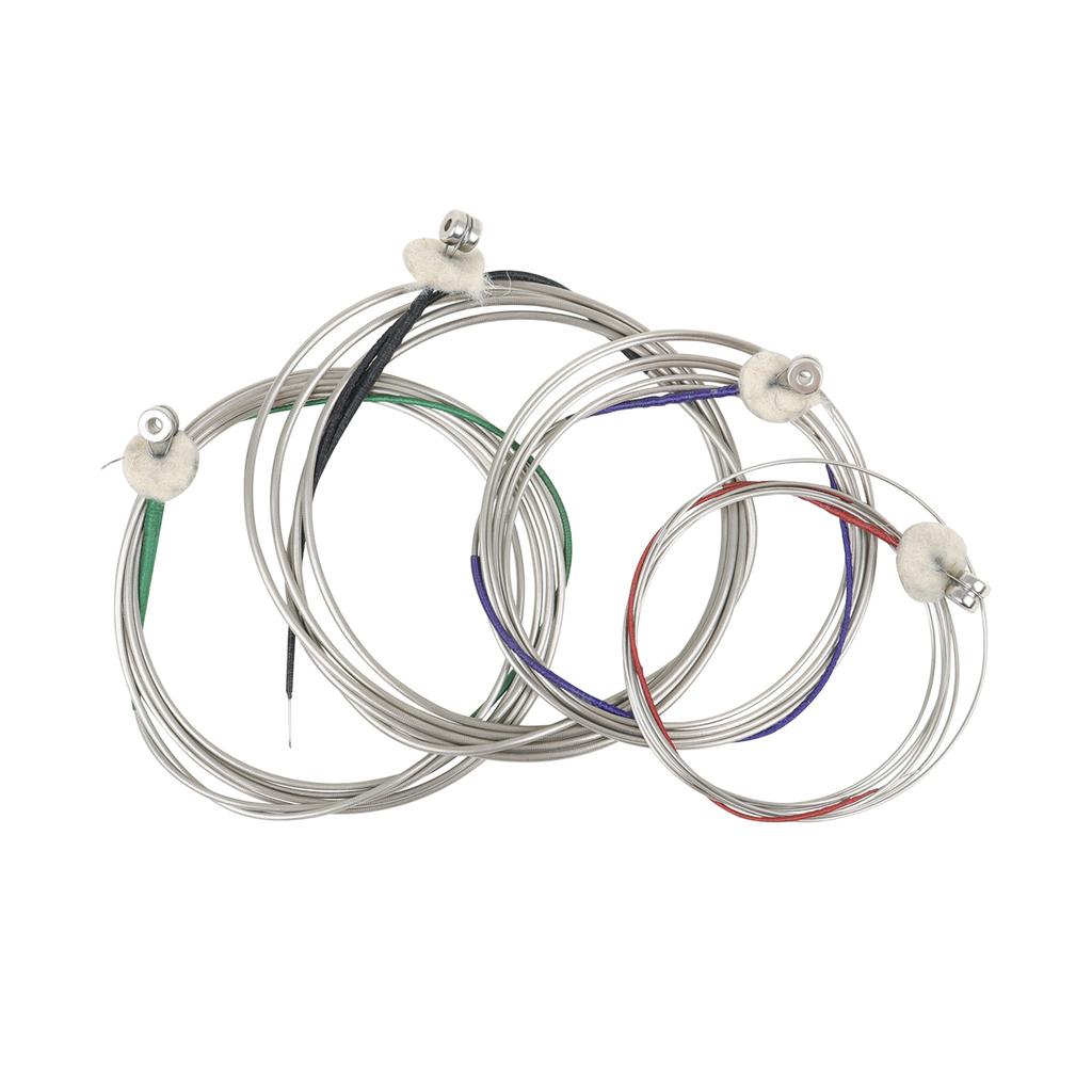 BD102 4-string Double Bass String Set Steel-Nickel Winding String Rust-resistant Durable String for