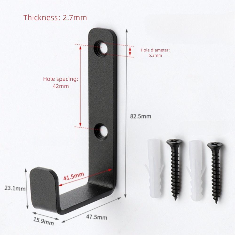 5 шт./комплект Металлические крючки для вешалки с винтами Одинарные крючки-когти Настенные крючки Многоцелевой Экономия места Вешалка для одежды