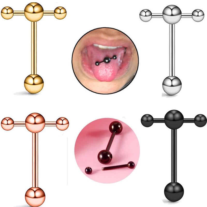 Human Puncture Men 'S Tongue Nails Female Tongue Milk Nail Earrings Jewelry