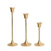 Candlestick Retro Elegant Brass Candlestick Decoration for Home Decoration