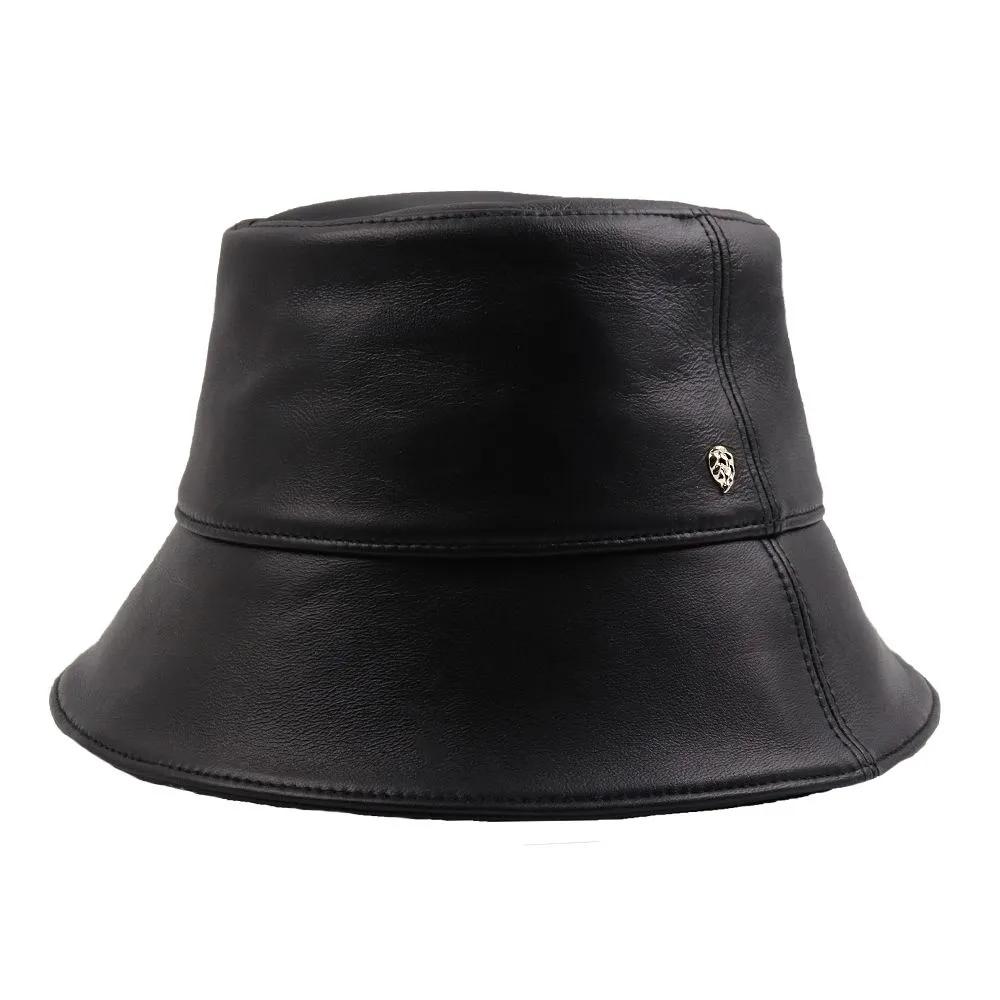 Шляпа-ведро из кожи Helen Kaminski Palmer HAT52100 ЧЕРНЫЙ