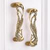 Peacock Design 7 Inches Brass Door Handle Pair, Main Door Handles, Antique Door Handle, Door Handles for Main Door,