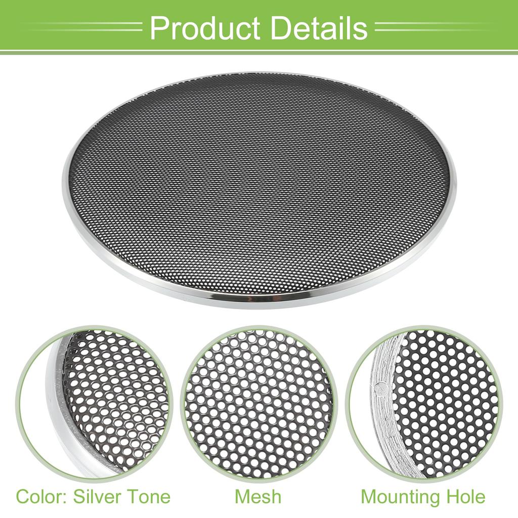 ACROPIX Universal 6" Car Speaker Grille Cover Mesh Round 6" Audio Speaker Subwoofer Guard