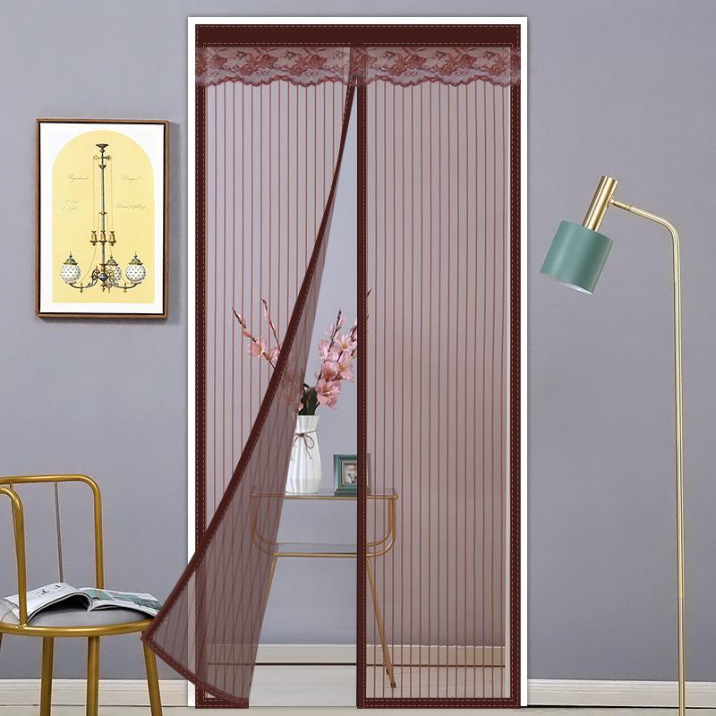 2024 Summer Big Size Door Mesh Curtain Anti-mosquito Nets for Doors Kitchen Curtains Mesh Magnets Separators Screens
