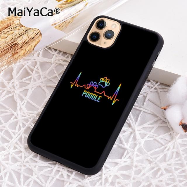 MaiYaCa Смешной Пудель Любители Собак Чехол для Телефона Для iPhone 17 Air 16 16e 15 plus 11 12 13 14 pro max coque