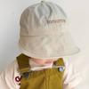Wide Brim Baby Bucket Hat Cotton Beach Cap Fashion Peaked Cap  Baby