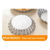 Flower Shape Egg Tart Molds Edge-patterned Pie Plate Mould Easy Clean Quiche Pans  Pie Making