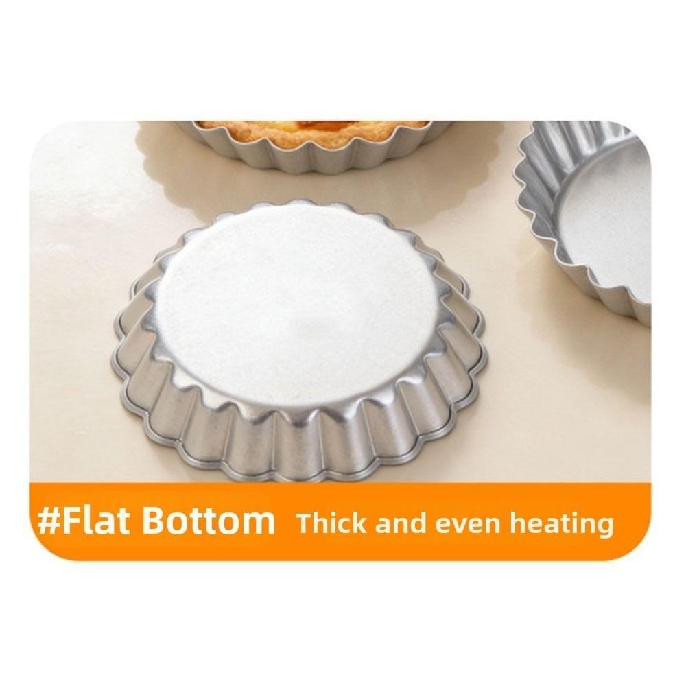 Flower Shape Egg Tart Molds Edge-patterned Pie Plate Mould Easy Clean Quiche Pans  Pie Making