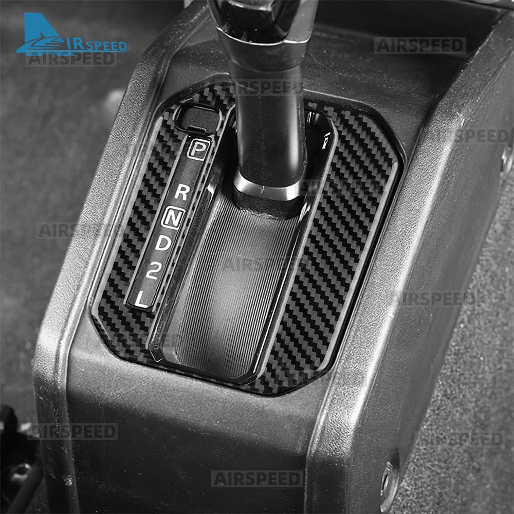 Настоящая мягкая карбоновая наклейка для Suzuki Jimny JB74 JB64 2019 2020 2021 2022 2023 2024 2025 LHD RHD Отделка рычага переключения передач автомобиля