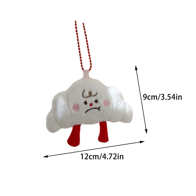 Мультяшный плюшевый брелок-пельмень, милая еда, мягкая кукла, брелок для ключей, подвеска для сумки, украшение для подвешивания на рюкзак, подарки для пары