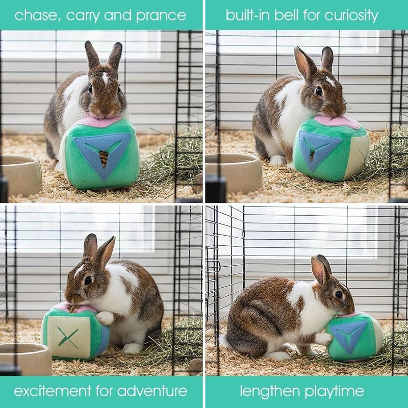 Big Rabbit Foraging Toy Feeding Ball Washable Puzzle Feeding Game Rabbit Toys Suitable for Bored Rabbits Creative Interesting