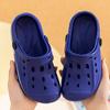 Fashion Kidmi New Women Clogs Slippers Outdoor Waterproof Beach Sandals Unisex Nonslip Hole Shoes EVA Flat Sandals Home Shower Slippers