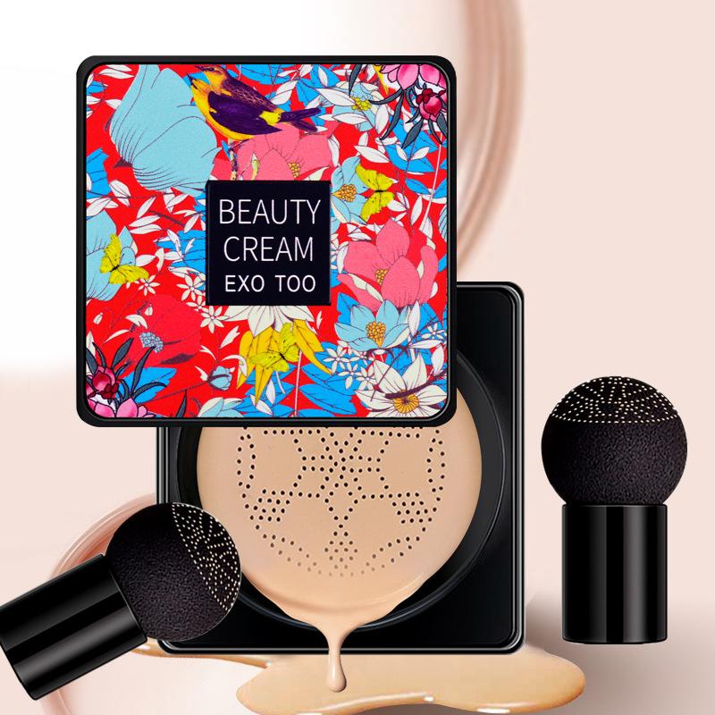 Mushroom Head Air Cushion CC Cream Moisturizing Foundation Air-Permeable Natural Brightening Makeup BB Cream Korean Cosmetics