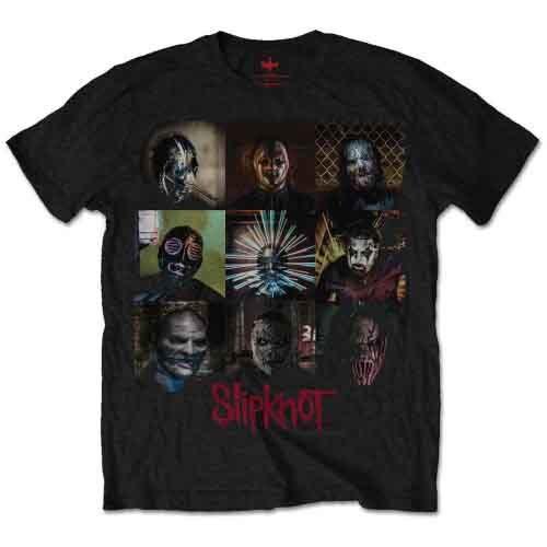 Slipknot Men's Blocks Short Sleeve T-Shirt, Black, XX-Large
