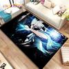 3D Gintoki Kagura Gintama Anime Area Rug,Carpet Rug for Living Room Bedroom Sofa Doormat Decoration, Kid Play Non-slip Floor Mat