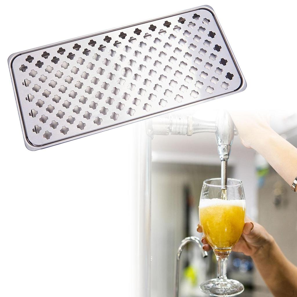 Поддон для сбора капель пива, аксессуар для бара с напитками, дренажная пластина, кегератор, полированный