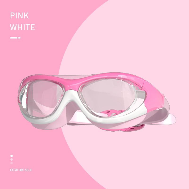 Children's Anti Fog Waterproof Swimming Goggles Transparent Swim Glasses Boys Girls Water Sport Diving Eyewear Without Box