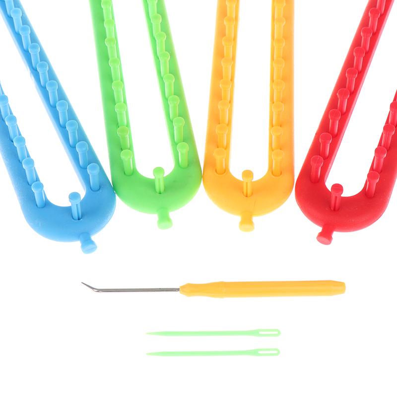 Прямоугольный шарф, ткацкий станок, набор, швейные иглы, шарфы, инструмент для рукоделия своими руками