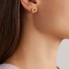 Gucci Interlocking Double G 18K Gold Earrings Women Earrings 748543J8500-GOLD