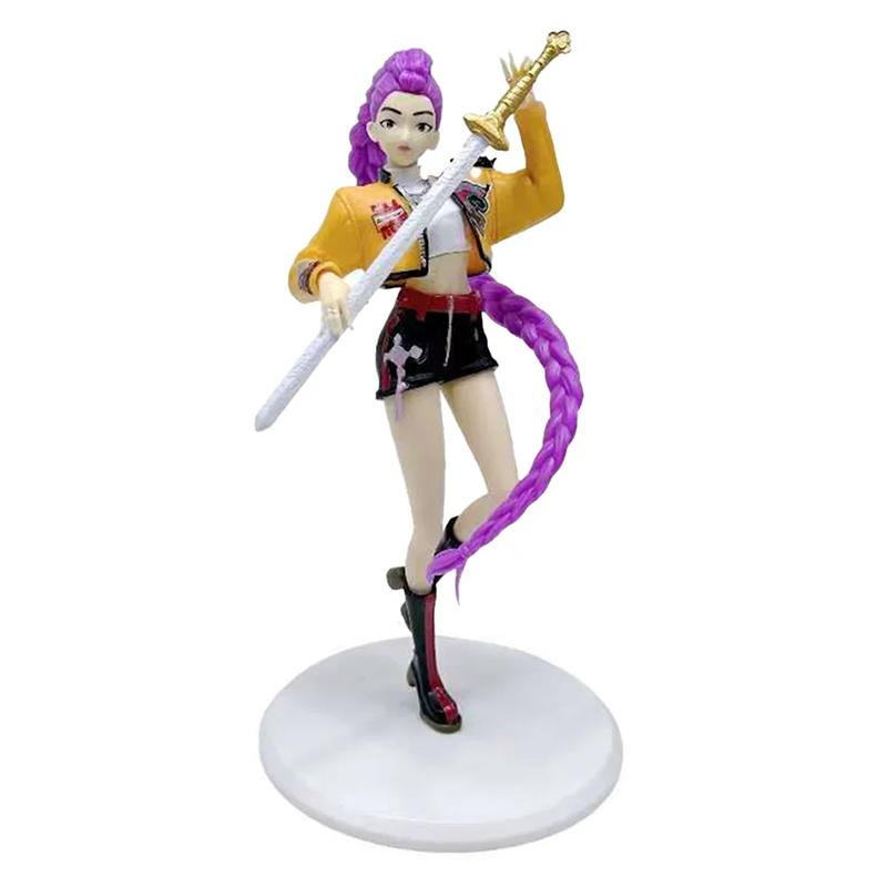 NEW In Stock 20CM Anime KPop Devil Hunter Doll Vinyl Toy Rumi Character Vinyl Mask with Box Ornament Toy Birthday Christmas Gift