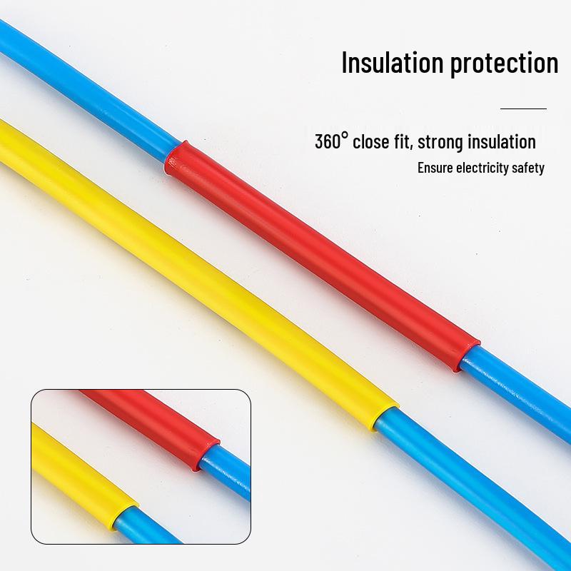 Colored PE Heat Shrink Tubing: 2x Insulating Wire Protection Sleeve