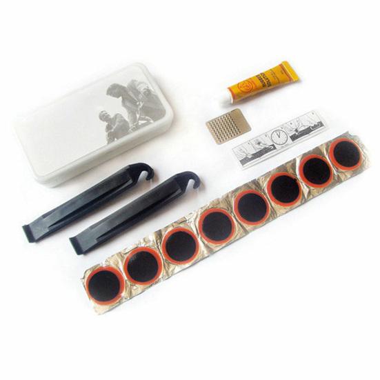 Tire Repair Kit Multifunctional 4 Tools Rubber Bicycle Tool Kit for Bike