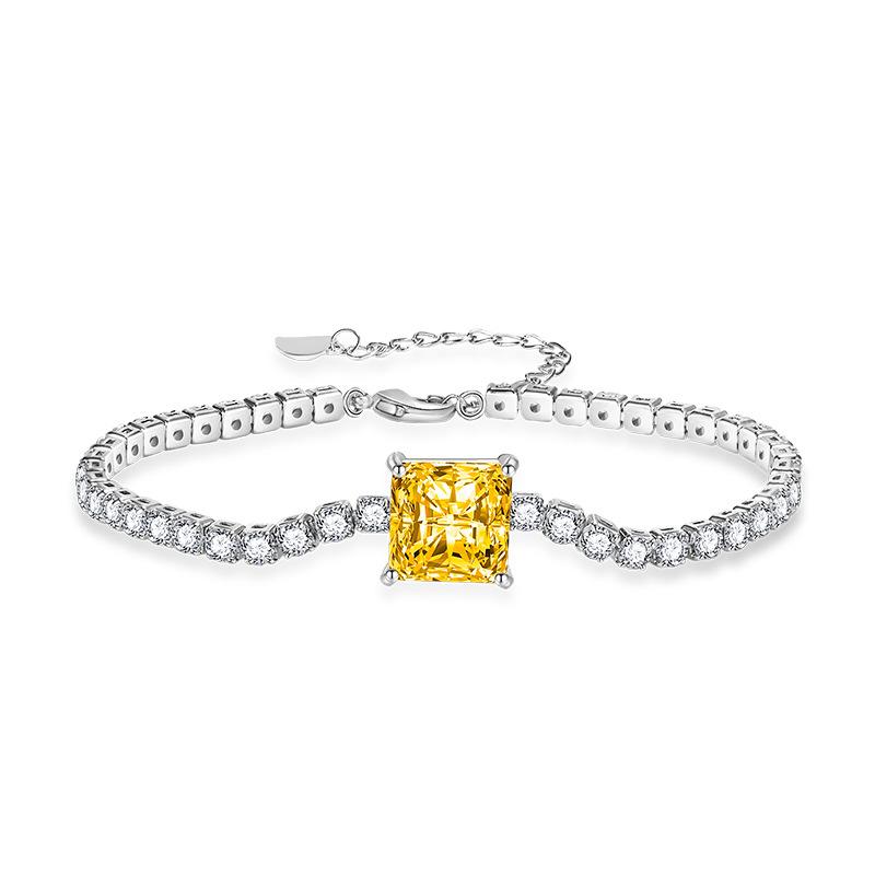 Sace Gems Classic Copper Alloy Zircon Bracelet Ladies Jewelry Wedding Promise Party Gift