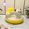 Cross-border Thick PVC Music-Style Baby Inflatable Learning Seat/Sofa, Customizable