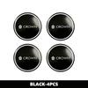 For Toyota 4PCS 56mm Car Styling Wheel Center Hub Caps Stickers Badge TDR GR Corolla Yaris Aygo Prius RAV4 Crown CHR Camry