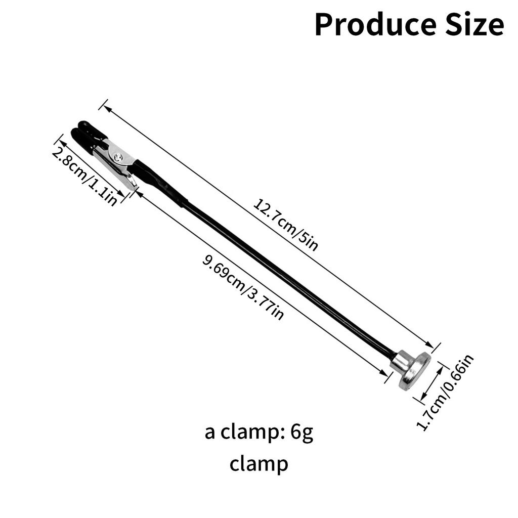 Набор из 10 магнитных зажимов-палочек типа «аллигатор» для покраски гибких моделей и проектов Gunpla