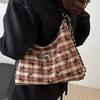 Популярная клетчатая сумка Осень и Зима Новая текстура Бабочка Кроссбоди Личность Многофункциональный Рюкзак через плечо