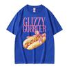 Glizzy Gobbler Кокетливая Смешная Взрослая Мем Футболка Унисекс Женская Мода Винтажная Высококачественные Футболки Круглый Вырез Свободный Хлопковая Футболка