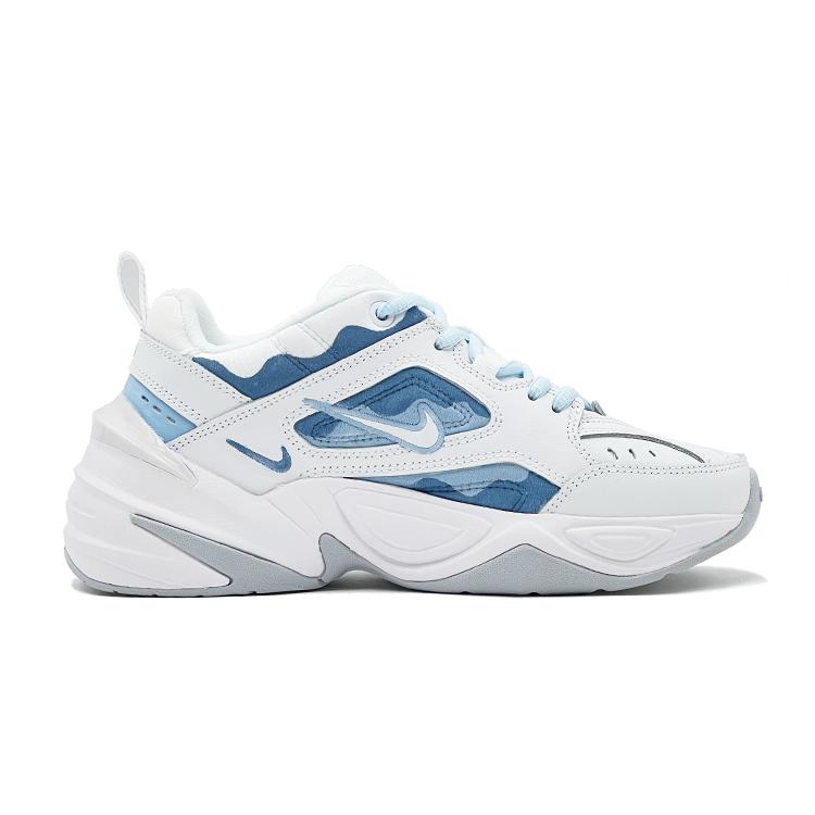Nike M2K Tekno Увеличивающие рост Увеличивающие рост Низкие Кроссовки на массивной подошве Женские Белые AO3108-100(КомандаС-)