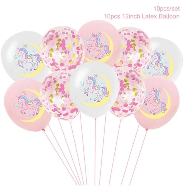 Единорог, украшение для дня рождения, детский единорог, одноразовая посуда, тарелки, чашки, салфетки, детский душ, принадлежности для дня рождения для девочек