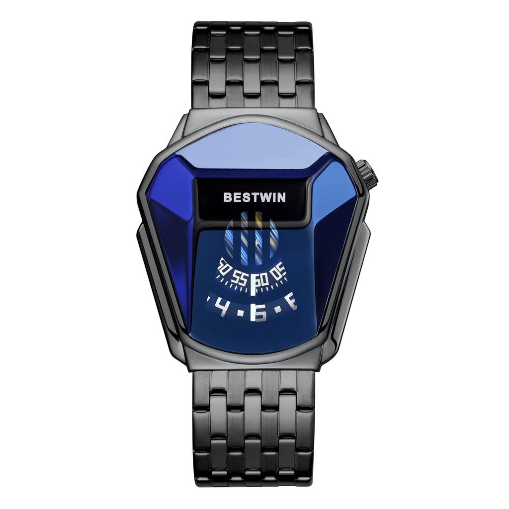 BESTWIN Мужские кварцевые часы из сплава с бриллиантами - Модные парные часы