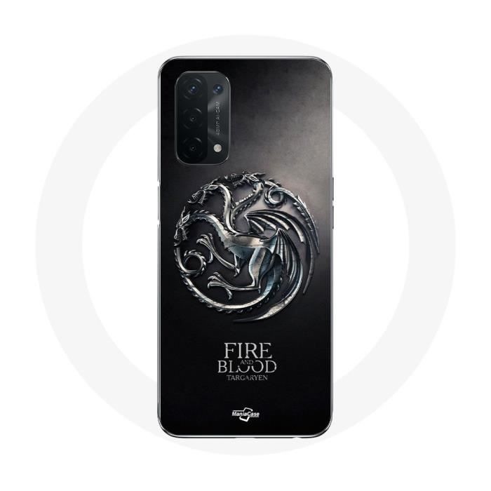 Чехол - Oppo - A54 5G - Игра Престолов Таргариен - Мягкий - Защита от ударов и царапин