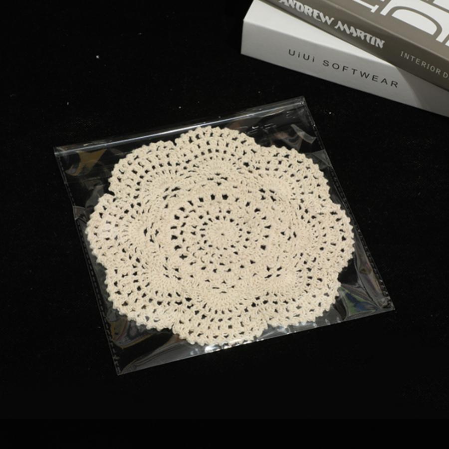 100pcs OPP Bag Self-adhesive Bag Clothing Packaging Bag Transparent Plastic Self-adhesive Self Sealing Adhesive