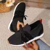 2025 Foreign Trade New Comfortable and Casual Women's Sports Shoes Large Size Fly-woven Mesh Lace-up Sports Shoes Women