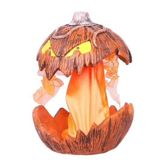 Halloween Pumpkin Light Extendable Talking Pumpkin Lantern Scary Mouth Open Pumpkin Decoration with Lights And Sound for Porch Patio Decor