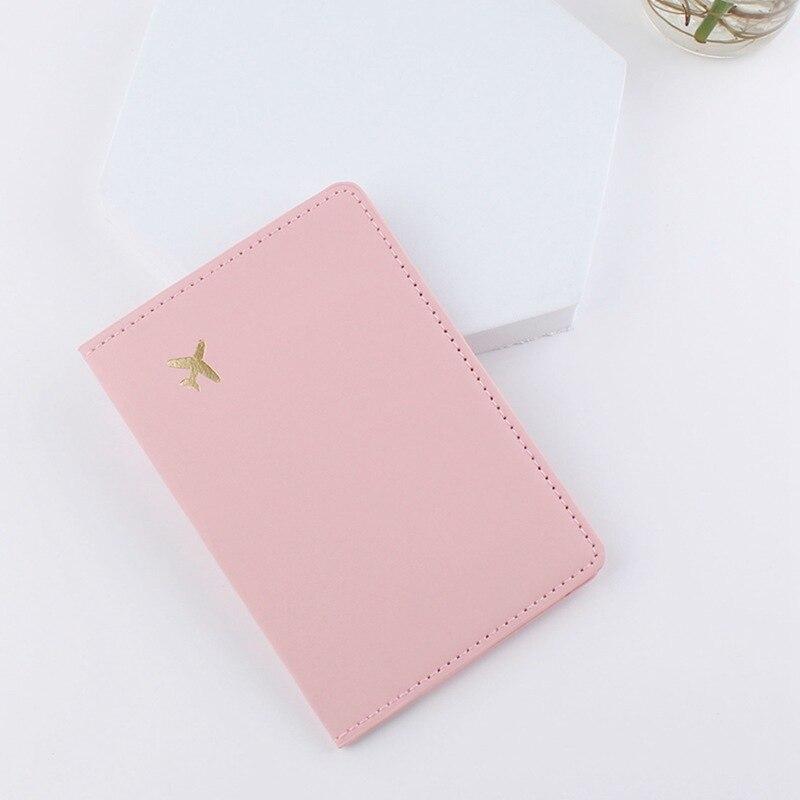 PU Leather Passport Cover Case Holder with ID Credit Card Slot Card Document Pocket Wallet for Travel Passport Sleeve
