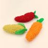 Мягкие плюшевые игрушки для жевания собак, кукуруза, морковь, перец, мягкая игрушка, интерактивная устойчивая к укусам игрушка-компаньон