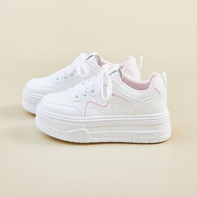 Модные женские кроссовки на платформе 2025 Лето Новинка Корейская версия Комфортные Дышащие Повседневные Кеды Модный тренд Беговые кроссовки Женские